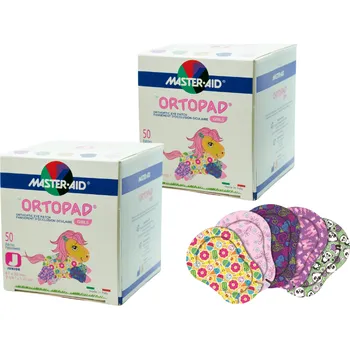 Brýlová obroučka Dětské okluzory Ortopad Girls 2x50 kusů Velikost: Junior