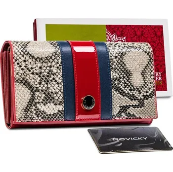 Peněženka Peterson PTN ST-415 SNAKE - červená