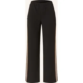 Dámské džíny Monari Dámské Kalhoty S Galonovými Pruhy, černá, 38