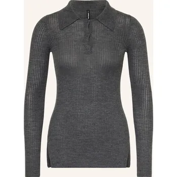 Dámská košile Wrstbhvr Dámská Úpletová Polokošile Romi, šedá, 34