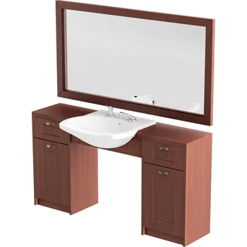 Kadeřnické křeslo Panda Obsluha Barber Retro - bez umyvadla