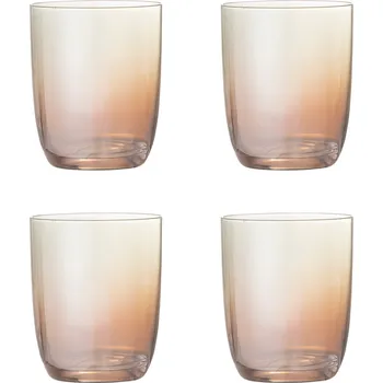 Sklenice Bloomingville, Sklenice a skleničky Aston 375 ml hnědé 4 ks - Formadore