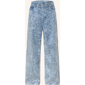 Pánské džíny Hugo Pánské Džíny Mason Loose Baggy Fit, tmavě modrá / bílá, 32