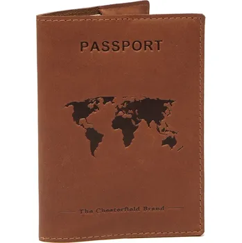 Peněženka Obal na cestovní pas The Chesterfield Brand Oliver - koňak