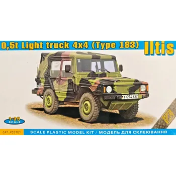 Plastikový model ACE 1/35 ILTIS 0,5t Light truck 4x4 (Type 183)
