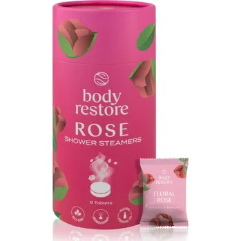 Sprchový gel Body Restore Rose Shower Steamers tablety do sprchy s vůní růží 6 ks