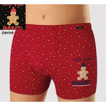 Boxerky Pánské boxerky Andrie PS5948 ČERNÉ vel.XXXL