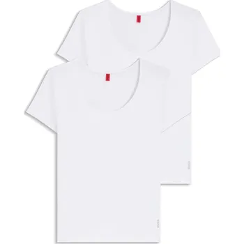 Dámské oblečení Tričko Hugo White 1177661 XL