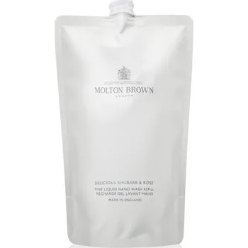 Mýdlo Molton Brown Delicious Rhubarb & Rose Hand Wash tekuté mýdlo na ruce – náhradní náplň 400 ml