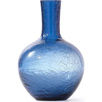 Váza Dekorativní váza Pols Potten Crackled Ball 140.205.417 modrá 55X