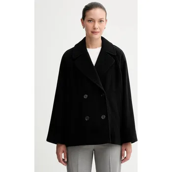 Dámský kabát Kabát s vlnou Marc O'Polo 508017570119 černá 99X, vel. 40