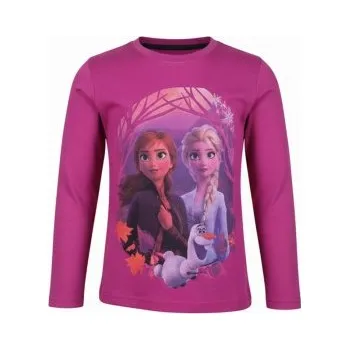 Setino - Dívčí tričko s dlouhým rukávem Ledové království 140