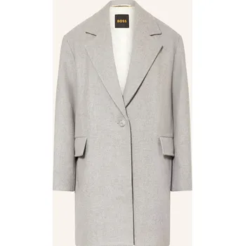 Dámský kabát Boss Dámský Kabát Calesara, světle šedá, 42