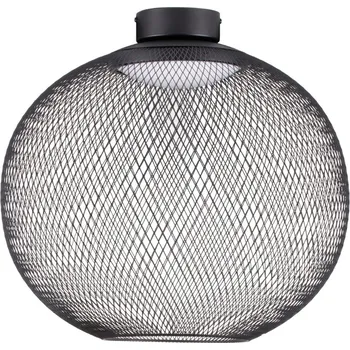 Nova Luce Černé kovové stropní LED světlo Kinetic 50 cm