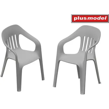 Plastikový model Plusmodel 1/35 Plastic chairs (4 pcs.)