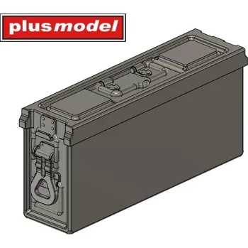 Plastikový model Plusmodel 1/35 Ammunition boxes for 7,92 ammunition (late)
