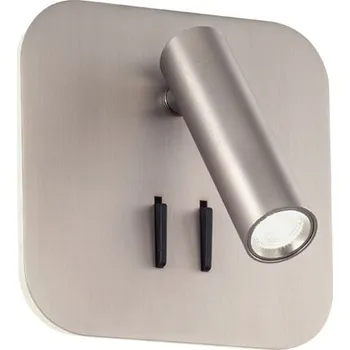 Nástěnné svítidlo Světla a lustry REDO GROUP Redo Group LED světlo nad postel Quda 01-2978 matný nikl