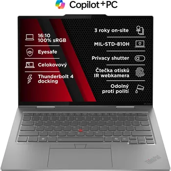 Notebook Lenovo ThinkPad X1 2-in-1 Gen 10 Aura Edition Grey + aktivní stylus Lenovo 21Q0005RCK