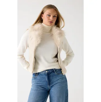 Dámská vesta GUESS | Amari Faux Fur vesta | XS