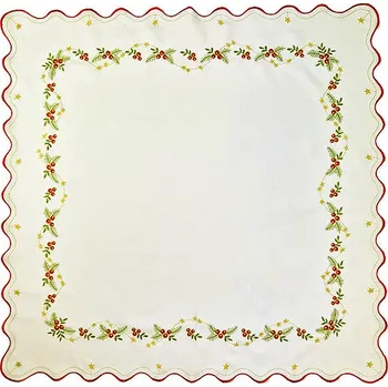 ubrus 4sleep Vánoční ubrus brusinky červený 40 × 90 cm ovál