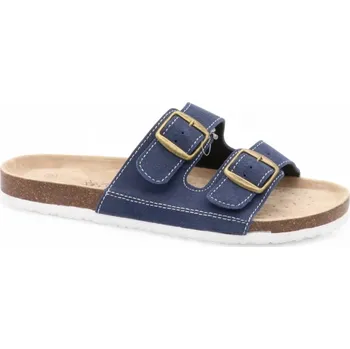 Pánské pantofle SAMLUX® Pánské korkové biopantofle modré 9057-M5 Barva: Navy, Velikost: 45