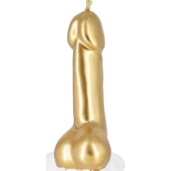 Svíčka zlatý penis 10 cm
