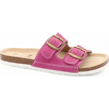 Dámské pantofle SAMLUX® Dámské korkové biopantofle fuchsiové 9058-L12 Barva: Purple, Velikost: 36