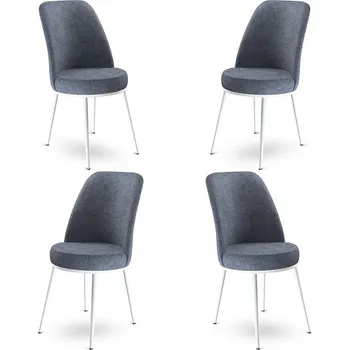 Barová židle Sada židlí (4 kusy) Dexa - Fume, White