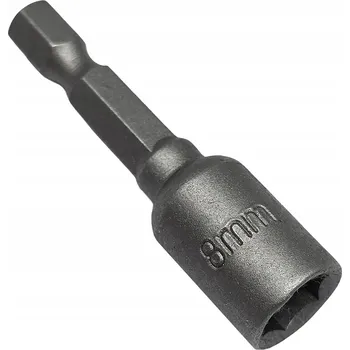 Bit NÁSTAVEC NA ŠROUBOVÁK, BIT PRO FARMÁŘSKÉ ŠROUBY MAGNETICKÝ SW8 50mm 1 Ks COBIT