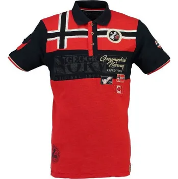GEOGRAPHICAL NORWAY polokošile pánská KARADOK červená 3XL