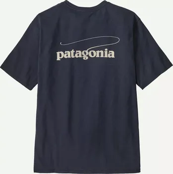 Patagonia Pánské tričko Casting Logo Responsibili-Tee, Smolder Blue