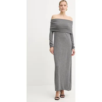 Dámské šaty Vlněné šaty Liviana Conti F5WA47 šedá 90M, vel. XS