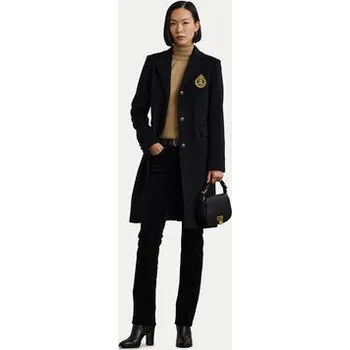 LAUREN RALPH LAUREN Vlněný kabát 297958509001 Černá Regular Fit 4