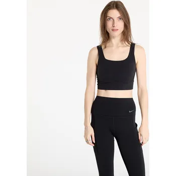 Podprsenka Podprsenka Nike Zenvy Women's Medium-Support Padded Longline Sports Bra Black/ Sail S