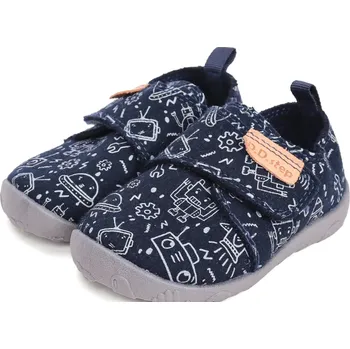 Chlapecké bačkory D.D.step Bačkůrky D.D. step C086-52717 barefoot tmavomodré kosmos velikost: 24