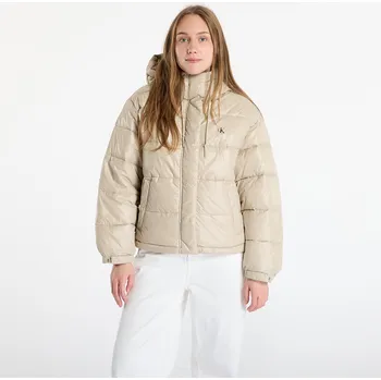 Bunda Calvin Klein Jeans Shine Puffer Jacket Brown L
