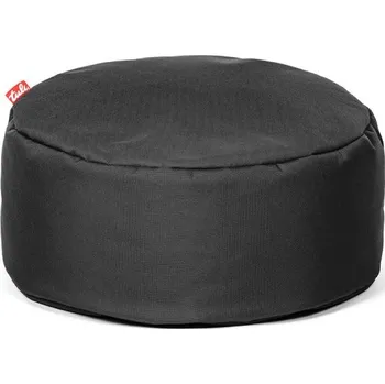 Taburet Tuli Puf taburet tmavě šedý - výprodej z expozice Provedení: 165 - tmavě šedá - polyester bez vnitřního obalu