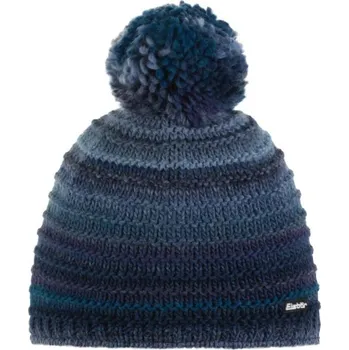 Čepice Zimní čepice EISBÄR Mikata Pompon MÜ Blue Modrá