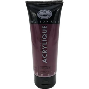 Speciální výtvarná barva Charvin Paris Akrylová barva Extra Fine Alizarin Crimson 494 tuba 200ml