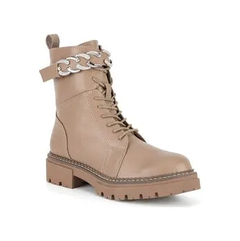 Dámská zimní obuv Jenny Fairy Kotníková obuv WS5579-12 Béžová 37