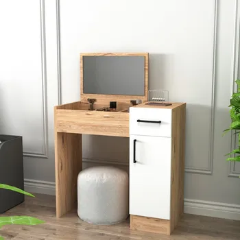 Toaletní stolek Toaletní stolek Inci - Atlantic Pine, White