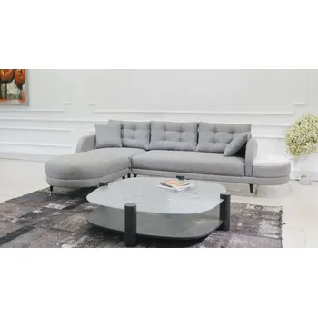 Sedací souprava Rohová rozkládací pohovka Milano Corner - Grey