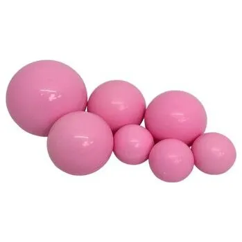 Přisada na vaření a pečení Čokoládové koule 7ks růžové - K Decor