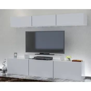 Televizní stolek TV stěna / Sestava pod TV Line - White