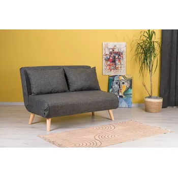 Pohovka Dvoumístná rozkládací pohovka Folde 2-Seater - Dark Grey