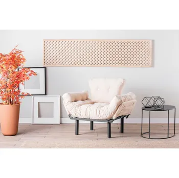 Křeslo Křeslo ušák Nitta Single - Cream