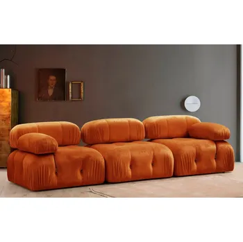 Pohovka Trojmístná pohovka Bubble 3 Seater ( L1-O1-1R) - Orange