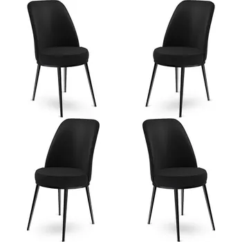 Barová židle Sada židlí (4 kusy) Dexa - Black