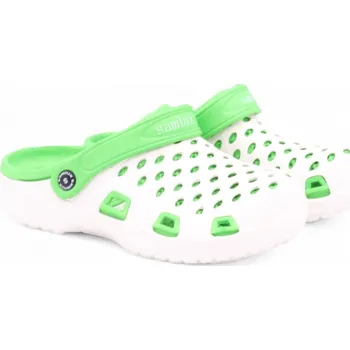 Dámské žabky SAMLUX® Dámské clogsy bílá 369 Barva: White, Velikost: 41