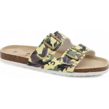 Pánské pantofle SAMLUX® Pánské korkové biopantofle 9022M yellow Barva: Khaki, Velikost: 43